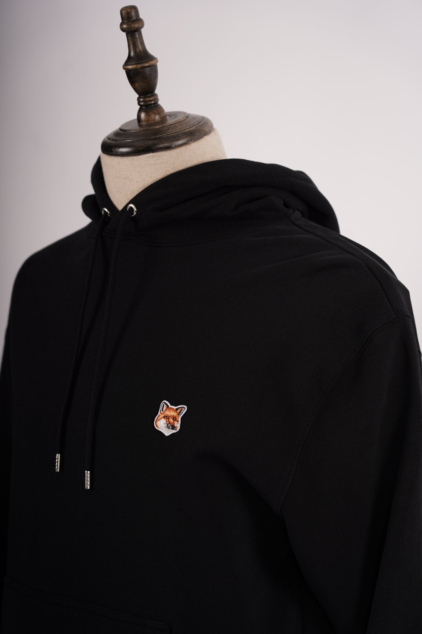 FOX HEAD PATCH REGULAR HOODIE BLACK - Omfori - Maison Kitsune - LM00702KM0001P200