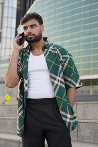 GREEN PLAID SHIRT - Omfori - Burberry - 8082903B8660