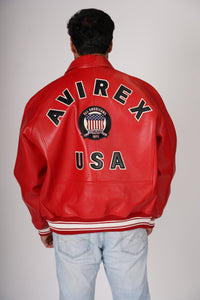 Icon Jacket Salvage Red - Omfori - Avirex - 